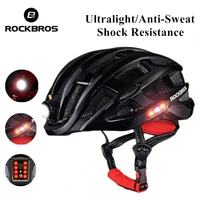 rockbros light cycling helmet bike ultralight helmet integrally molded safe men women 57 62cm mountain road bicycle mtb helmets