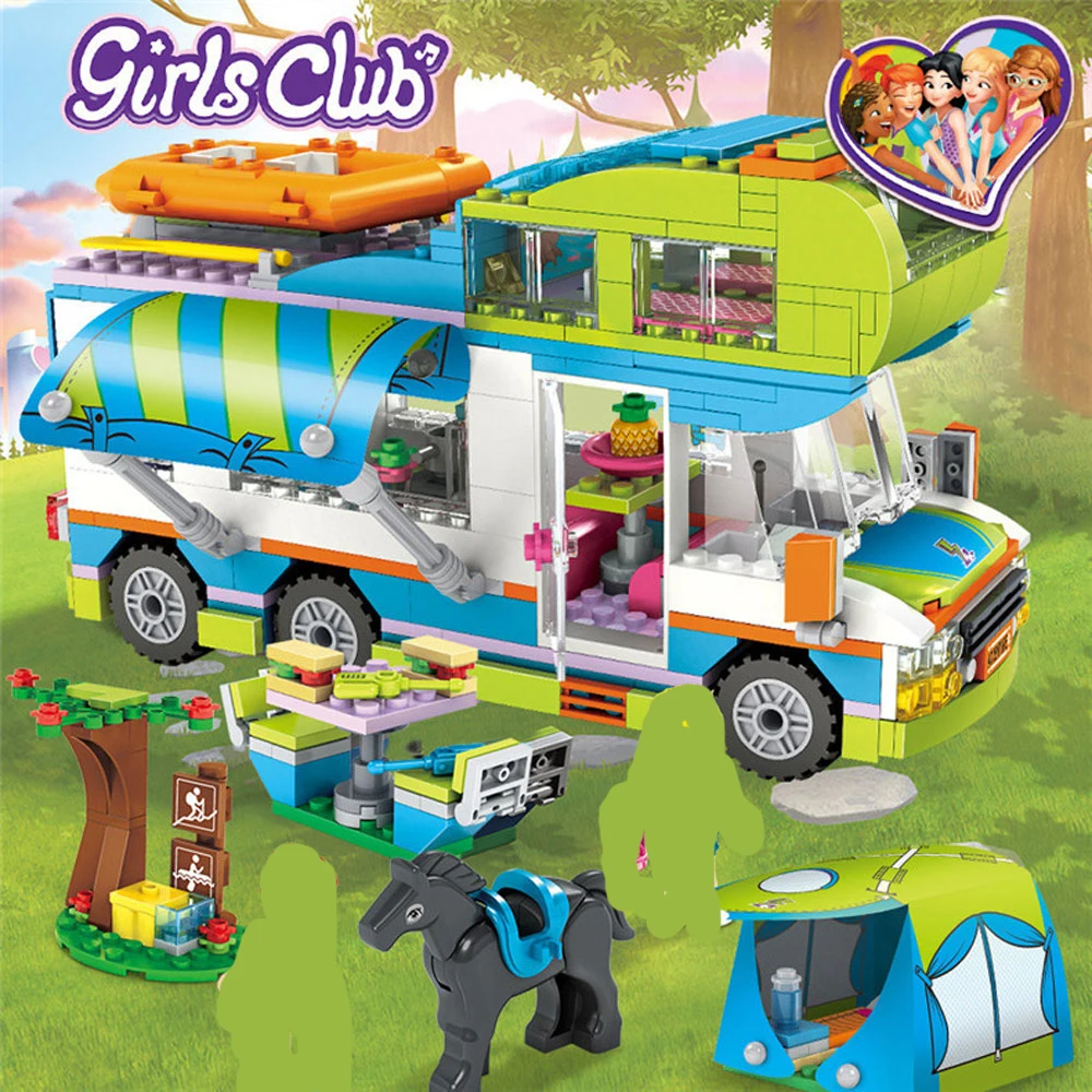 534 шт. город прогулки туристического автофургона шины автомобиля для девочек