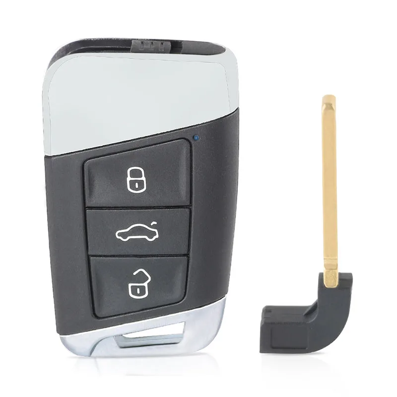 Keyecu 3 кнопки 434 МГц умный дистанционный ключ-брелок от машины для VW Volkswagen Passat B8 2015