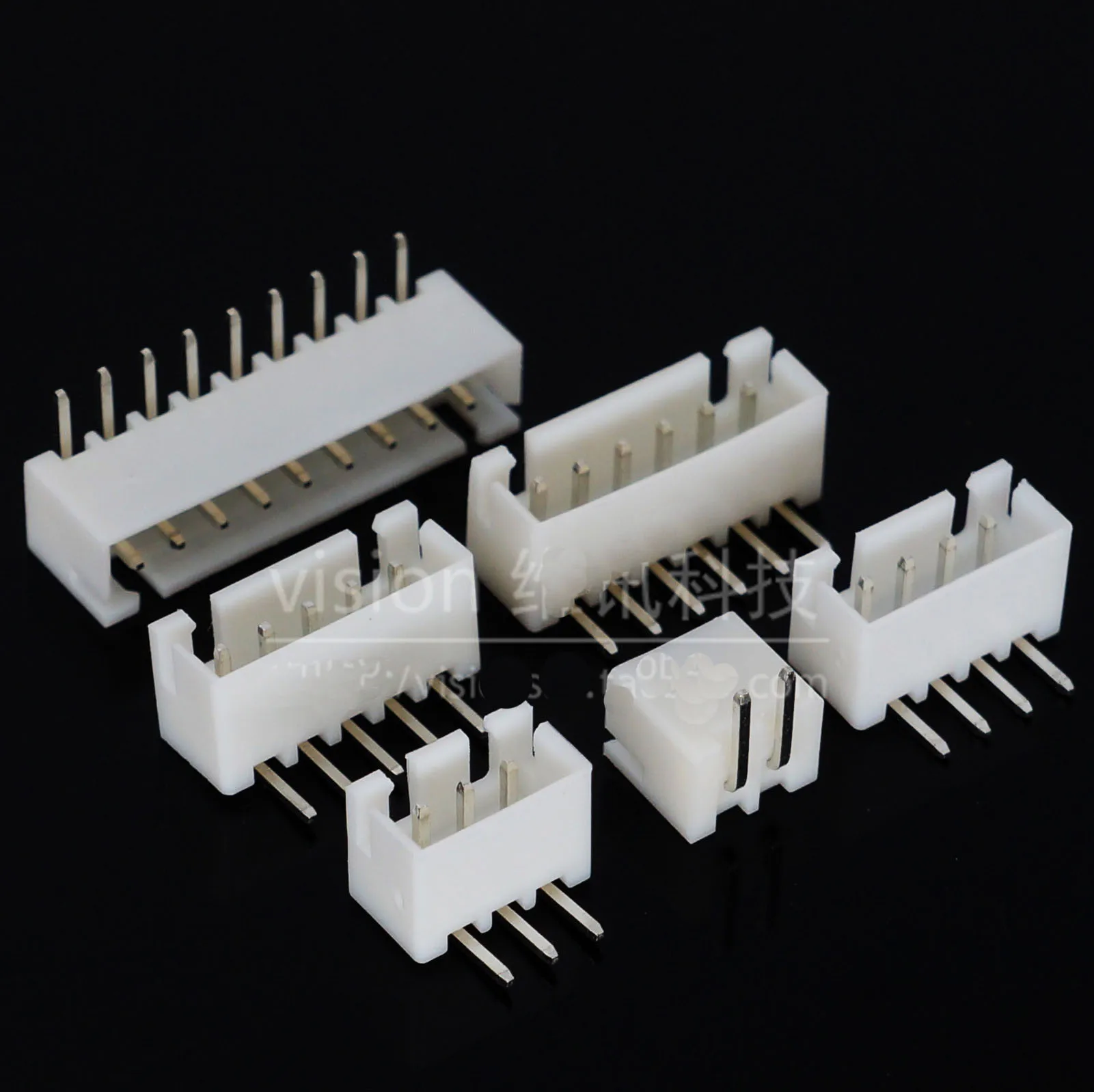 

10pcs XH2.54 2P/3P/4P/5P/6P/7P/8P/9P/10P/11P/12P/13P/14P 2.54mm Pitch Terminal /Pin Header JST 90 degrees Connector Wire Adaptor