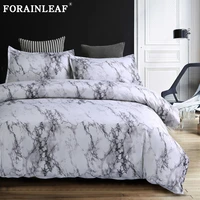 modern marble print bedding set pillowcase duvet cover single double queen king 220x240 size bedclothes quilt cover no bed sheet