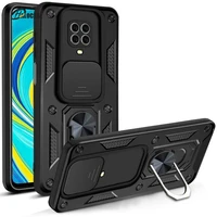 for xiaomi redmi note 9s 9 pro max case camouflage magnetic car holder ring shockproof armor for redmi note 9 back phone cover