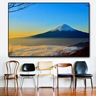 Настенная картина с изображением заснеженной горы для украшения дома