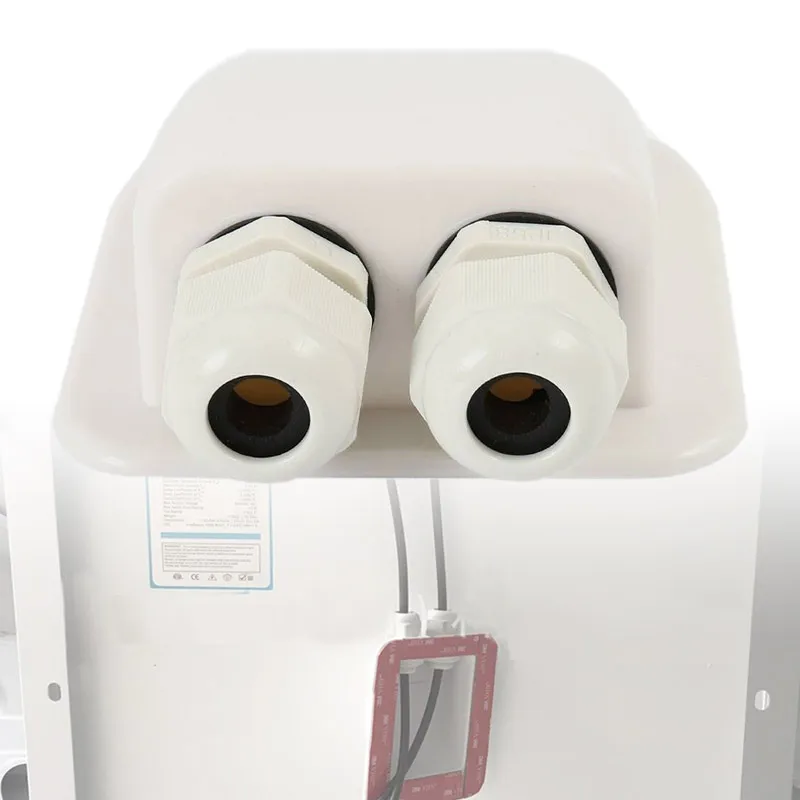 Водонепроницаемый двойной кабельный ввод сальники (3 7 мм) Одиночный для