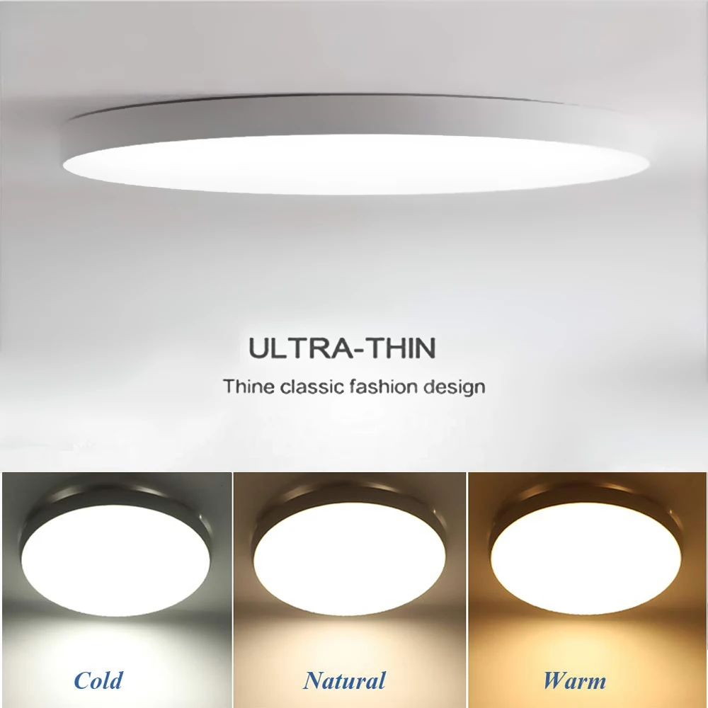 

Ultra Thin LED Chandelier Ceiling Lamps Lights 220V 48W 12W 18W 24W For Bedroom Livingroom Modern LED Ceiling Lamps Room Lights