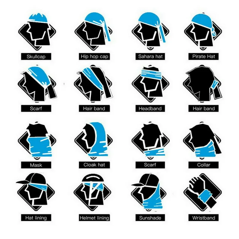 1 шт. шарф-Балаклава унисекс для занятий спортом на открытом воздухе | Спорт и