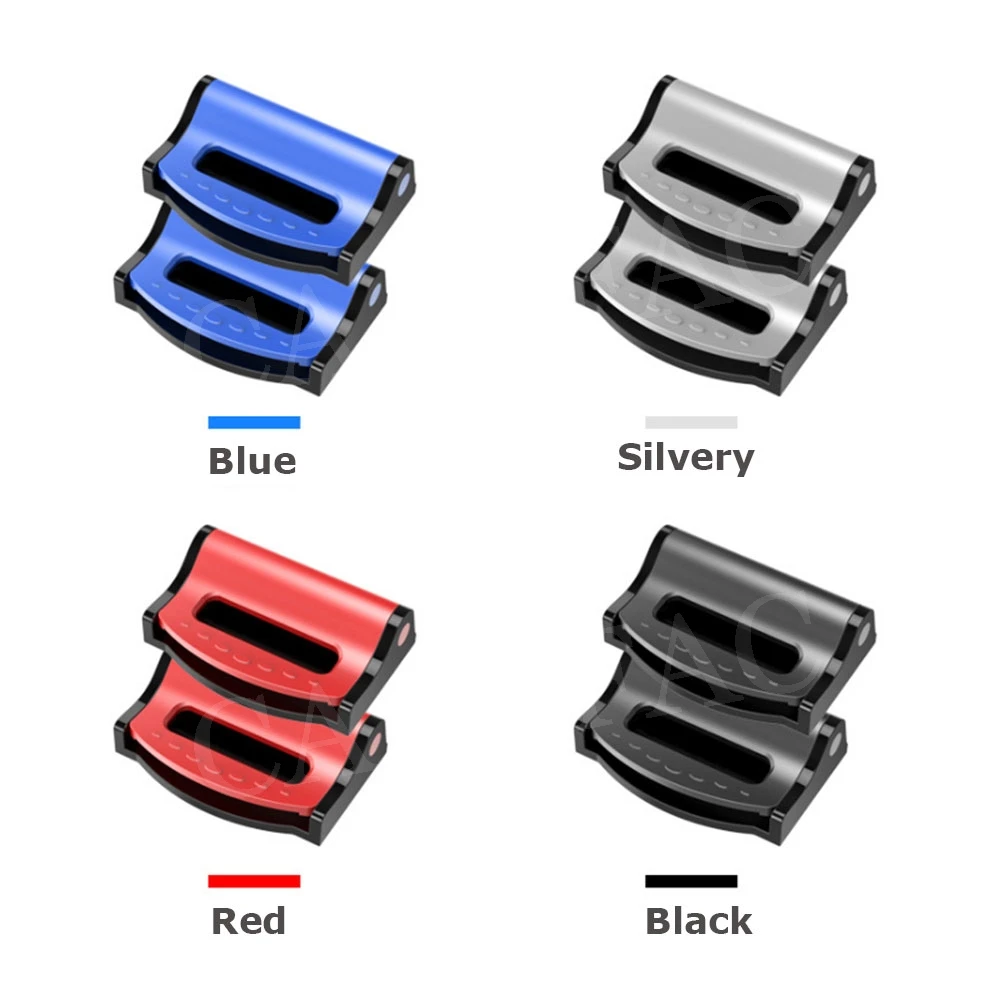 2 шт. пластмассовый для автомобильного сидения Зажим ремня Безопасность