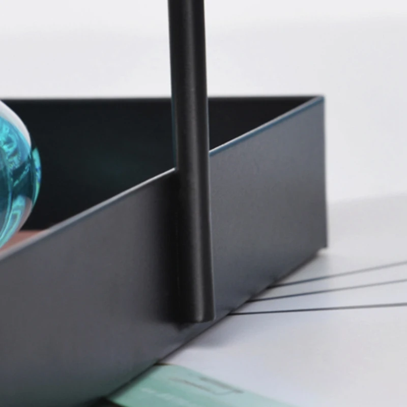 

Double Layer Metal Storage Tray Cosmetic Sundries Organizer Rack Jewelry Display Home Desktop Decor