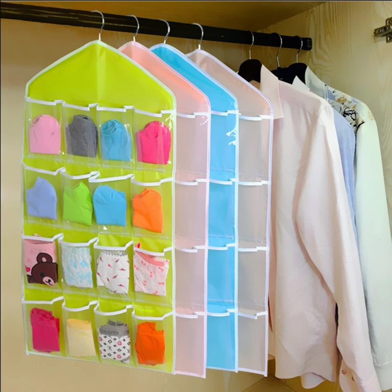 Over The Door Storage Bag Wall Closest Shoe Organizer Rack 16 Pocket Hanging for Home Portable Accessories Useful Tools images - 6