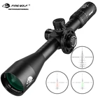 Тактический Большой маховик Fire wolf 5-25X50 FFP, оптический прицел для винтовки, красный, зеленый охотничий прицел, стеклянная сетка, прицел для снайпера