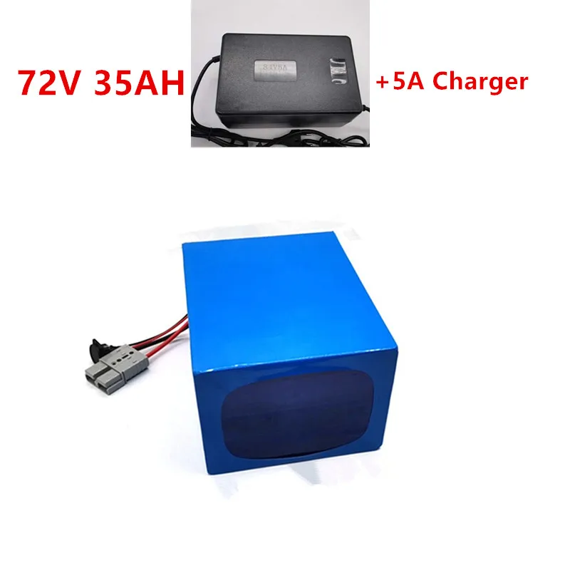 

72v 20ah 25ah 30ah 35ah 40ah EBike Battery Pack Electric Bike Lithium Batteria For 2000w 3000w 4000w Motor + 5a Charger