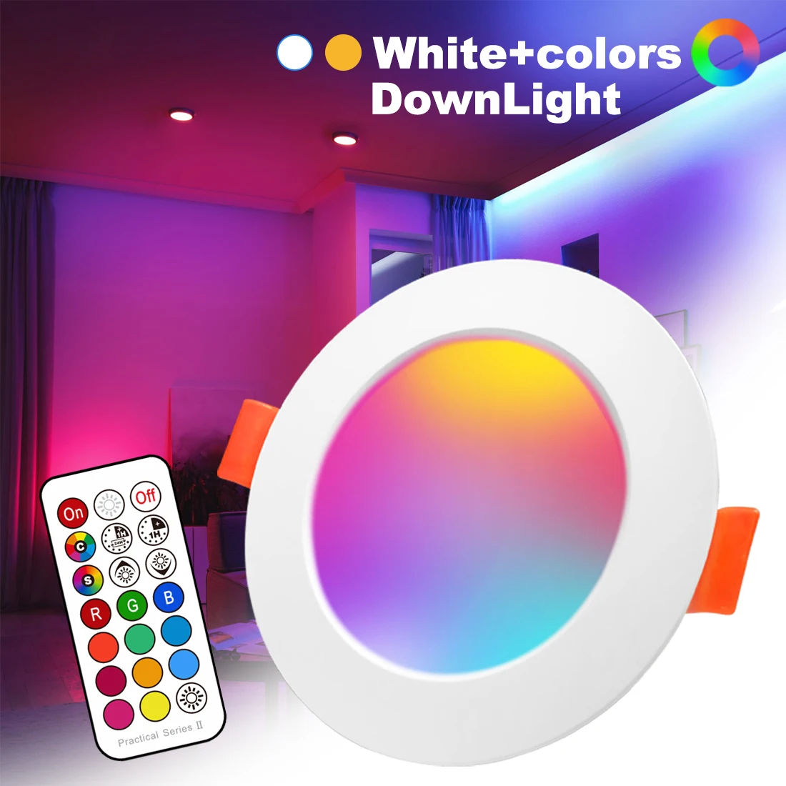 

Spot LED Downlights Recessed LED Smart Dimmable Ceiling Lamp 7W Round Light Bulb 220V 110V Indoor Lighting Warm White Cold White