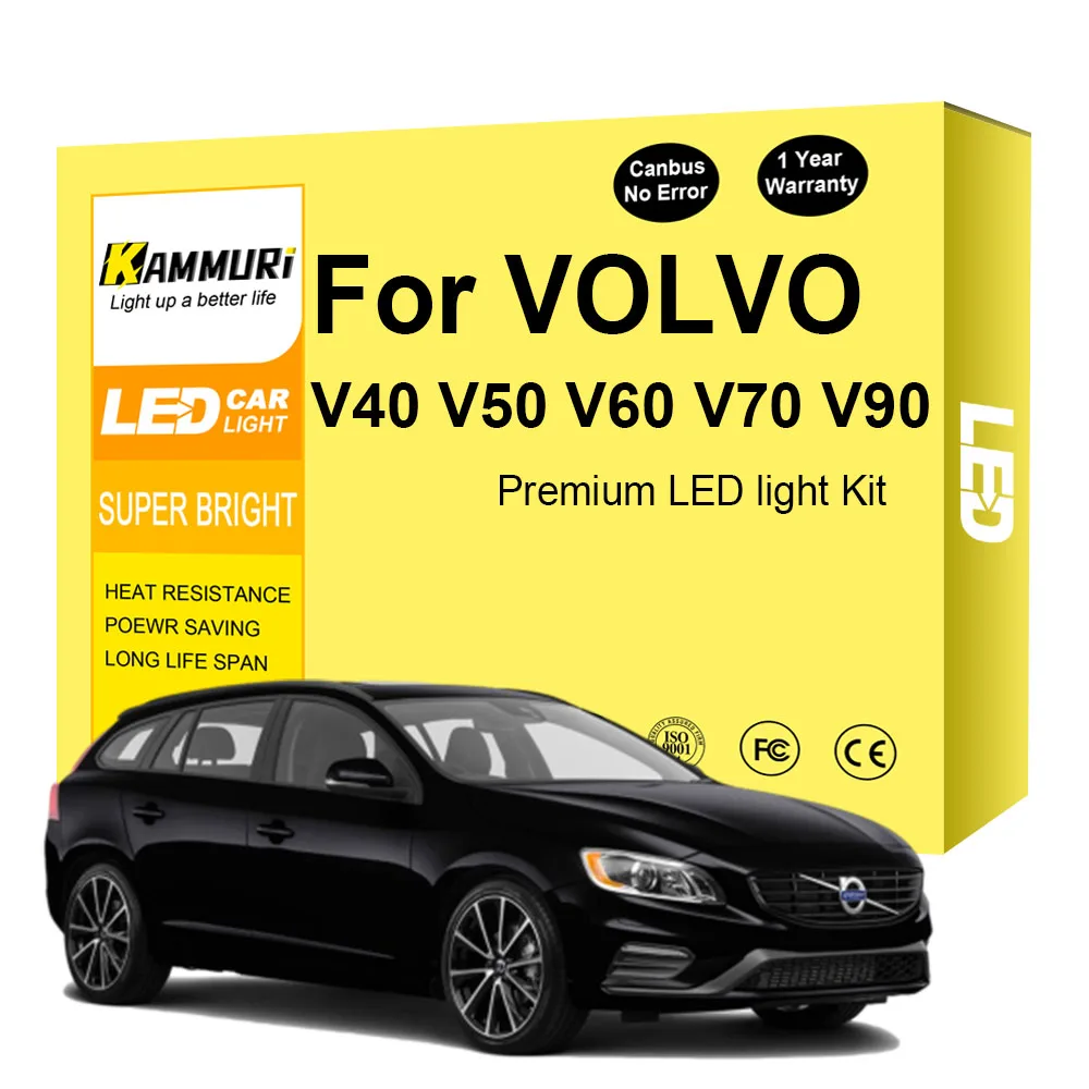 Белый без ошибок для Volvo V40 V50 V60 V70 V90 1997 1999 2001 2005 2008 2011 2012 2013 2014 2019 аксессуары