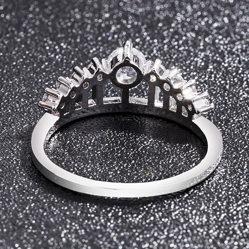 2018 корейский стиль серебряное Золото Цвет Ретро Хрустальная корона в форме