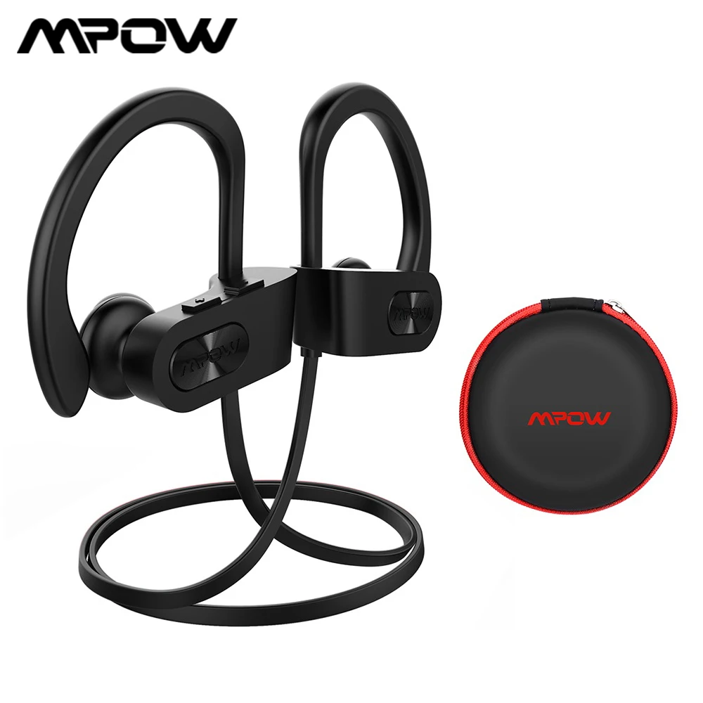 

Mpow Flame Bluetooth спортивные наушники; Наушники; Водонепроницаемые IPX7 беспроводные наушники; 7-9 часов воспроизведения; Шумоподавляющие наушники