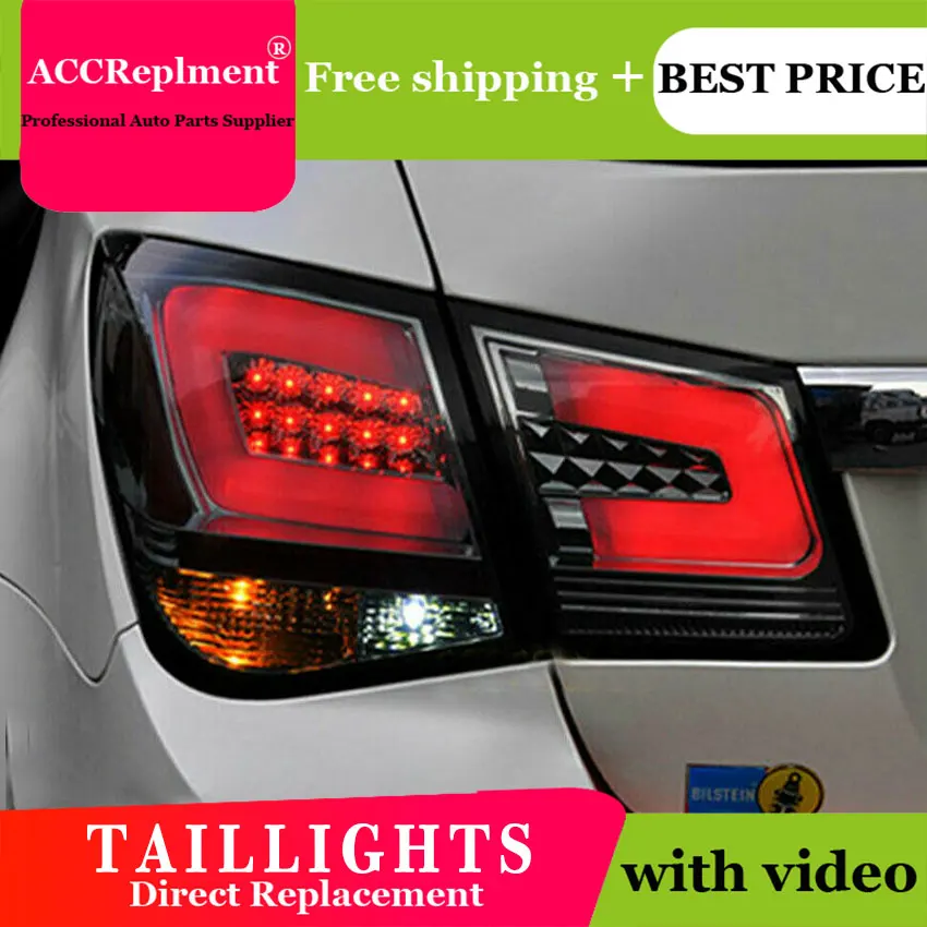 4 шт. автомобильный Стайлинг для Chevrolet Cruze задние фары 2009 2014 светодиодный задний