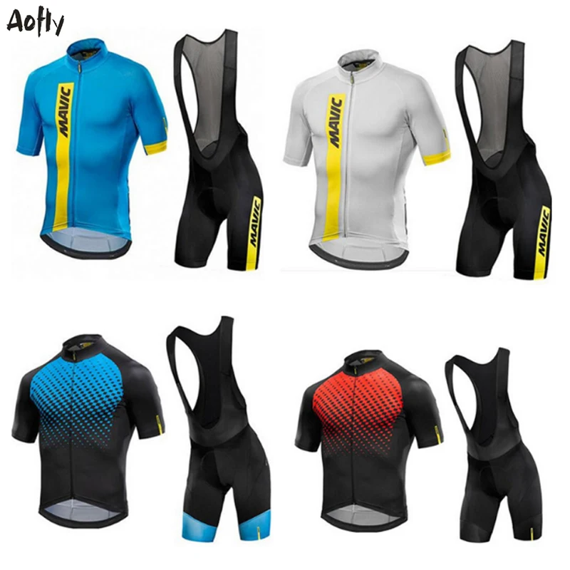 MAVIC профессиональный мужской короткий рукав Велоспорт Джерси наборы ropa ciclismo hombre