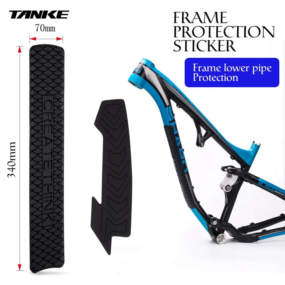 

2Pcs Bike Bicycle Universal Frame Protection Sticker Cover Chain Guard Silica Gel Cycling Bicycle Chains Accessories Bicicleta