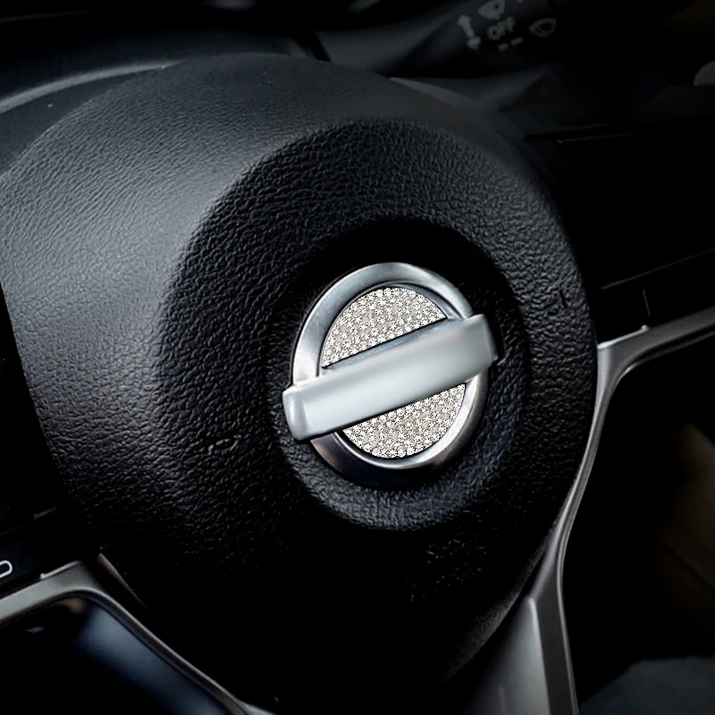 Для Nissan Bling Автомобильный логотип на руль декоративный Алмазный кристалл