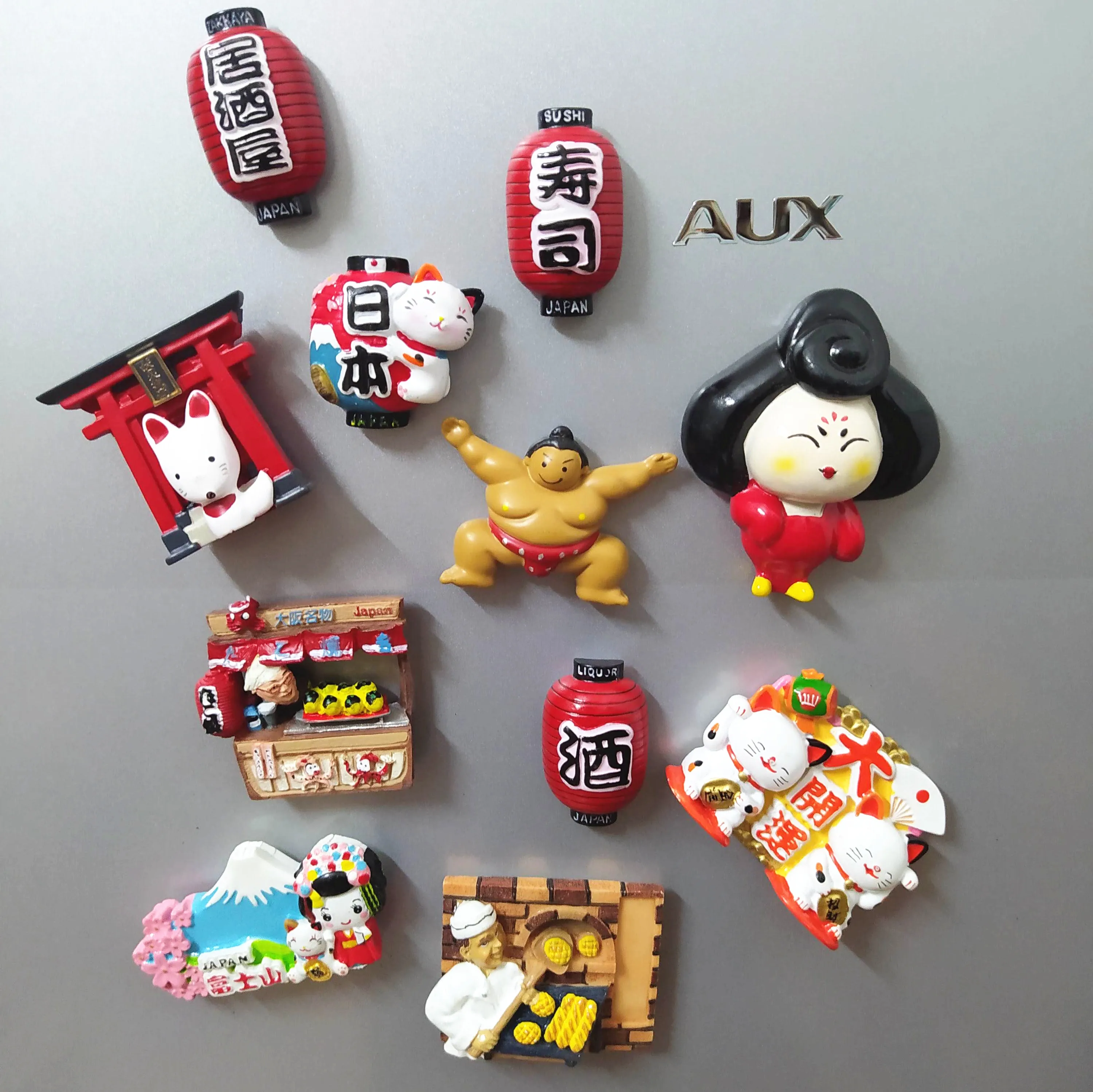 

Японский магнит на холодильник, творческий японский мультяшный Кот Фонари холодильник магнит Стикеры, в качестве подарка на день рождения