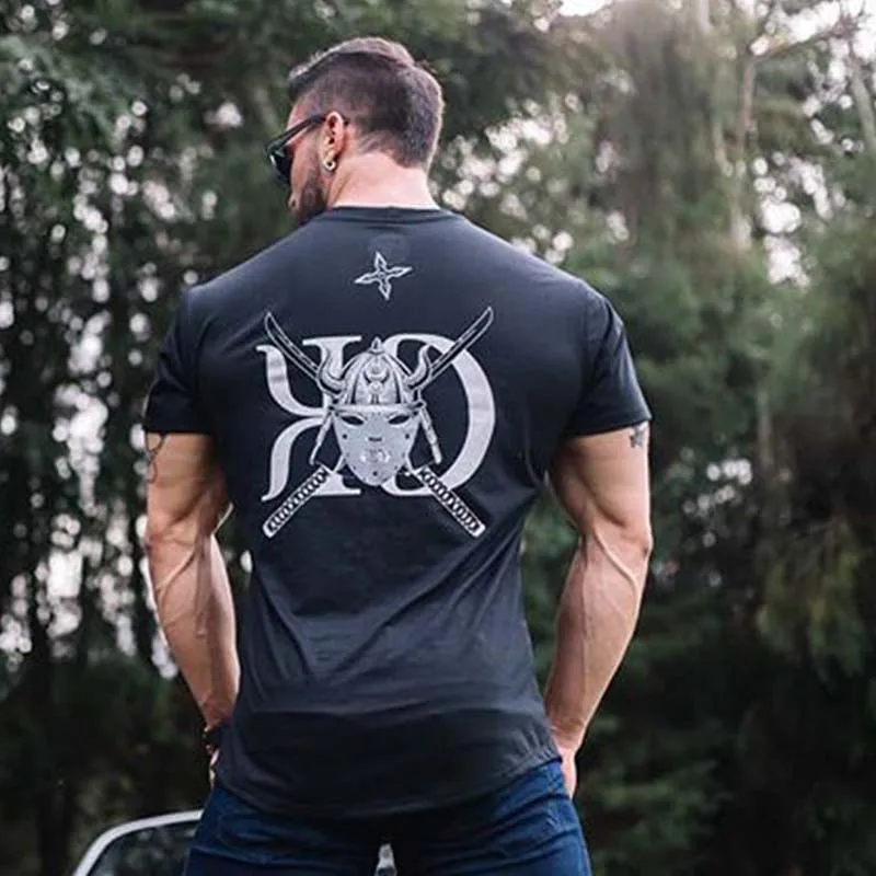 2020 компрессионная футболка джоггеры Спортивная облегающая мужские