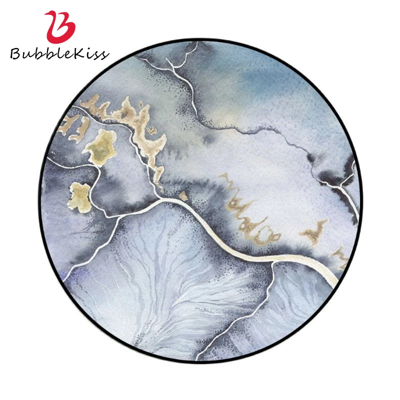 Пузырьковый поцелуй фиолетовый абстрактный круглый ковер модный дизайн