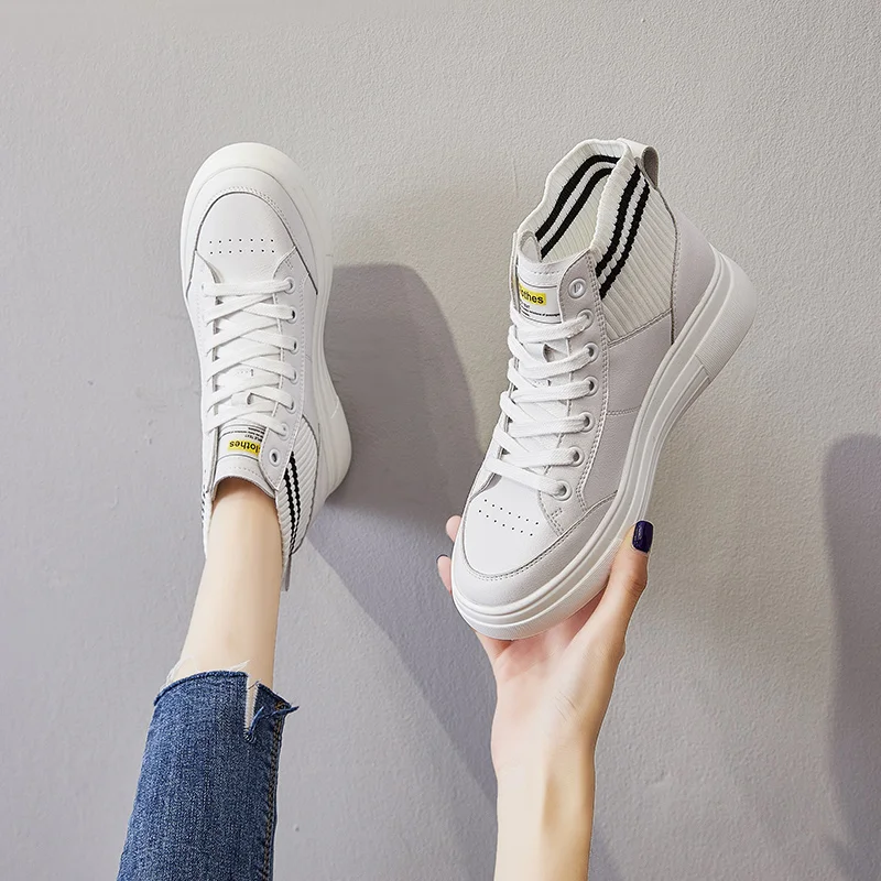

Women Vulcanized Shoes High Quality Women Sneakers Slip On Flats Shoes Women Loafers Tenis Feminino Walking Flat shoes for women