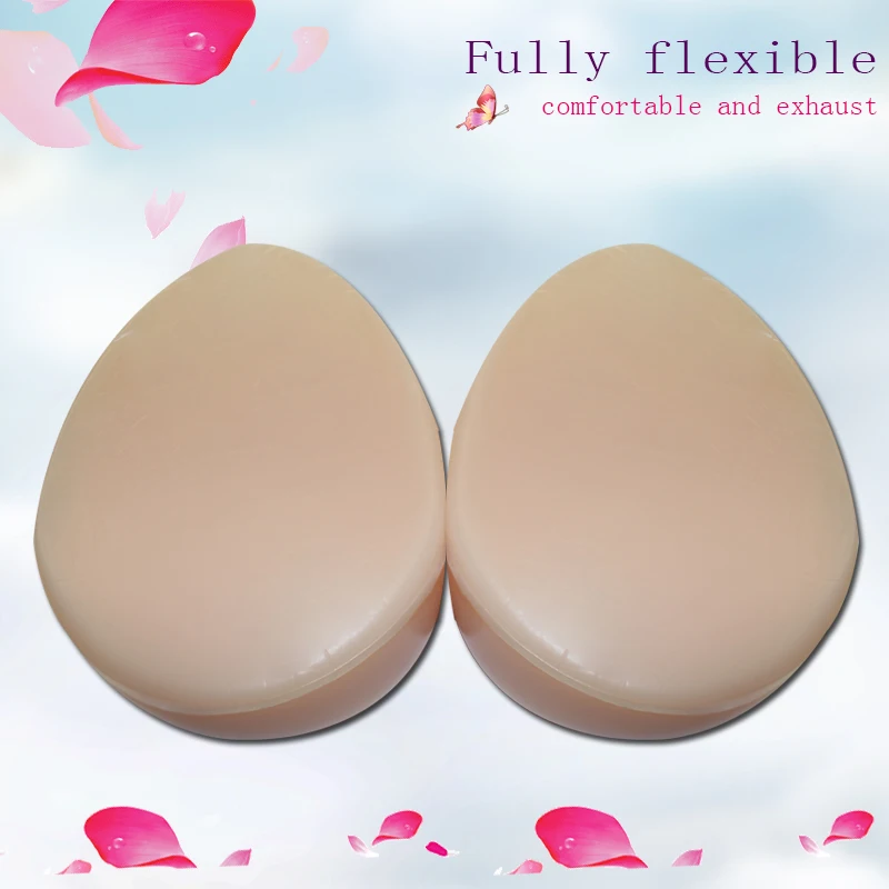 ONEFENG Silicone Soft Breast Forms Comfortable Artificial Cross Dresser Boobs 500-1600g/pair |