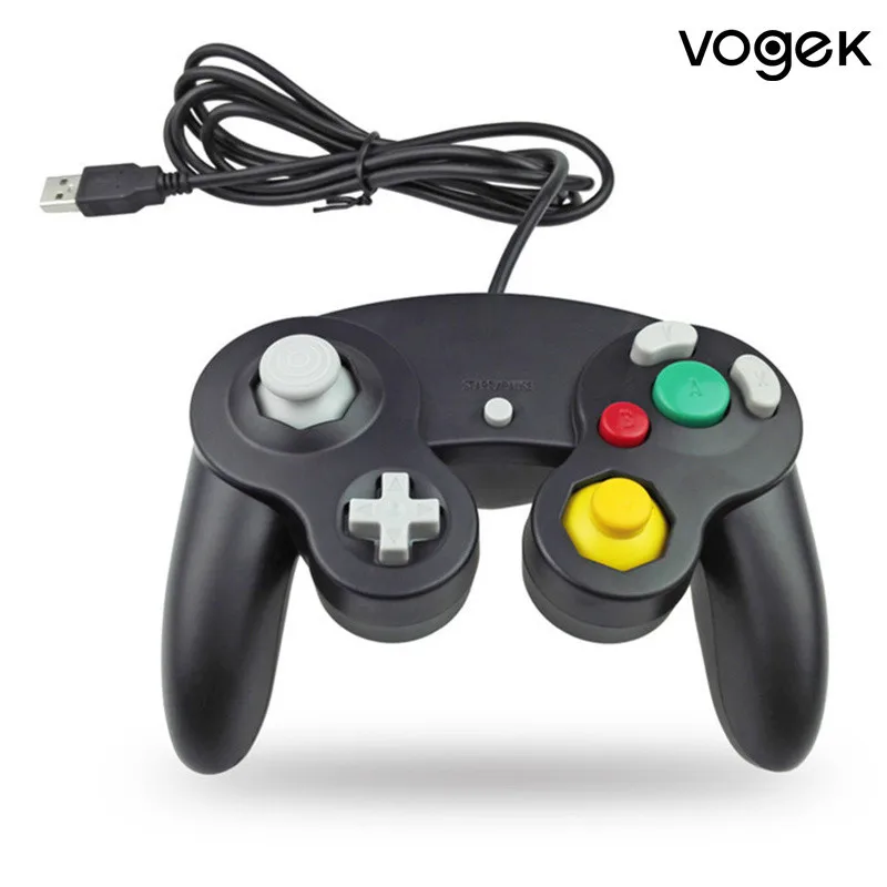 Vogek USB проводной геймпад для Nintendo Геймпад контроллер Вибрационный Джойстик NGC Wii MAC