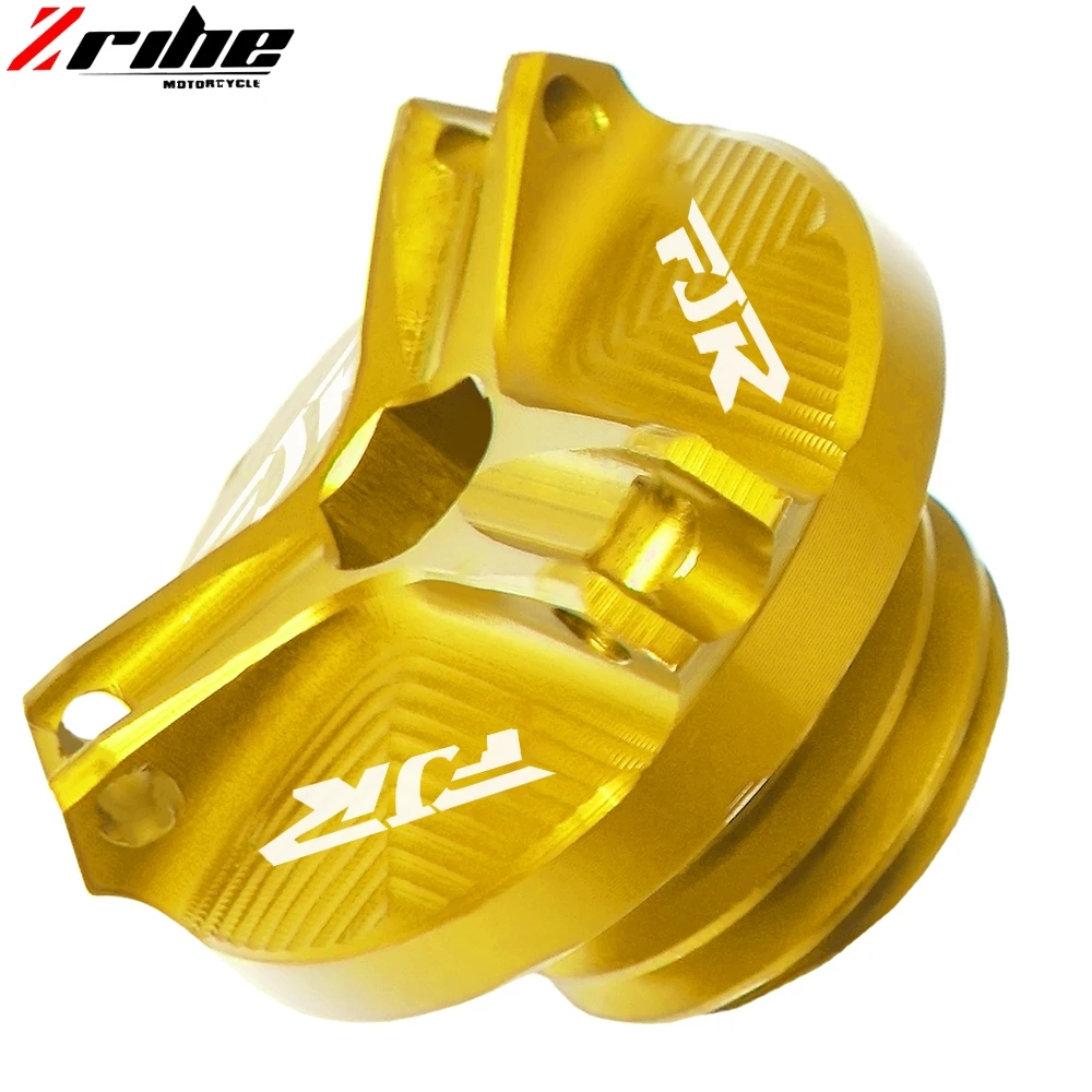 Для Yamaha TTR 1300 FJR1300 ABS 2001- аксессуары для мотоциклов Запчасти с ЧПУ масляный наполнитель крышка штепсельная крышка для FJR 1300 - Цвет: Золотой