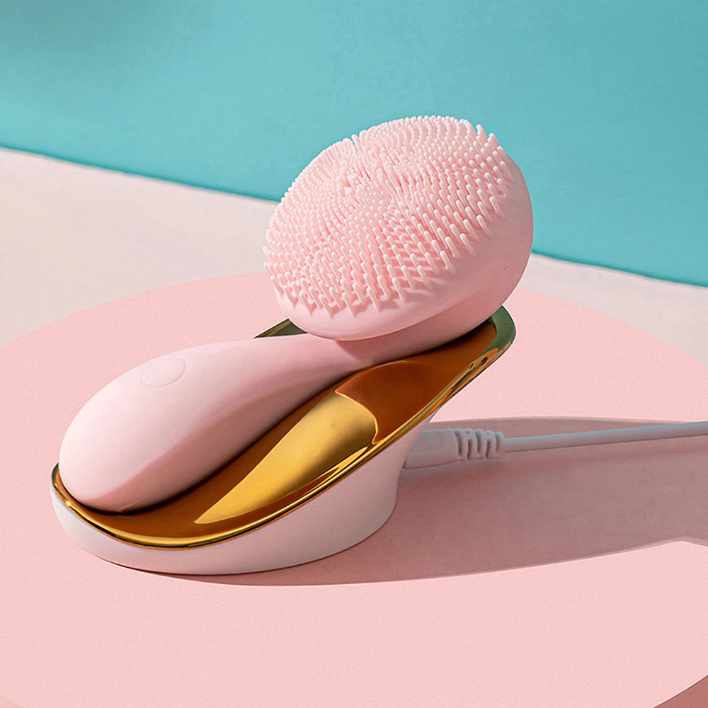

Skin Deep Washing Massager Silicone Facial Cleanser Brush Electric Multi-Functional Facial Skin Deep Washing Massager 2021 New
