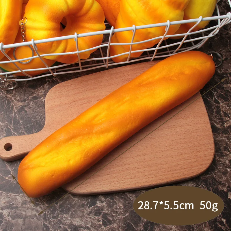 Artificial Bread Simulation Food Model Fake Baguettes Home Decoration Keychain Dec Window Display Photography Props Kitchen Toy |