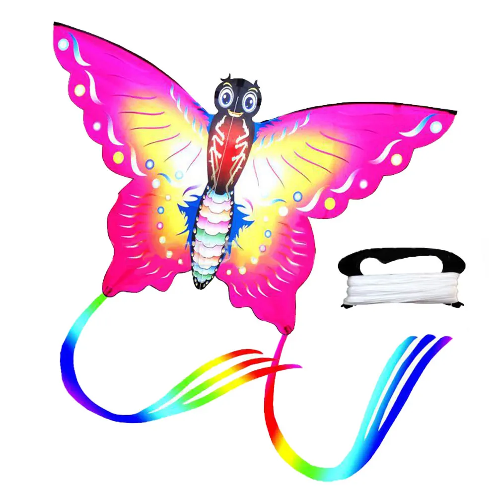 

Colorful Beautiful Butterfly Kite Outdoor Games and Activities Single Line Kite Kids Flying Kite for Adults Toys For Kids Gift