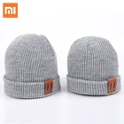 Шапка Xiaomi для мальчиков, детская теплая зимняя шапка, детская Шапка-бини, вязаные шапки, шапка для мальчиков и девочек, шапка для новорожденных, шапки для взрослых, детей и родителей