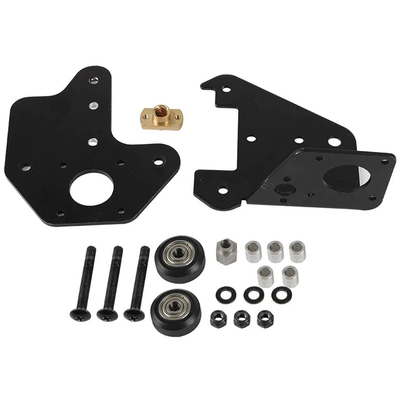 

Кронштейн двигателя, фиксированная Монтажная пластина, запасной 3D-принтер с гайкой шкива, запчасти для дома и офиса, обновленная левая ось X