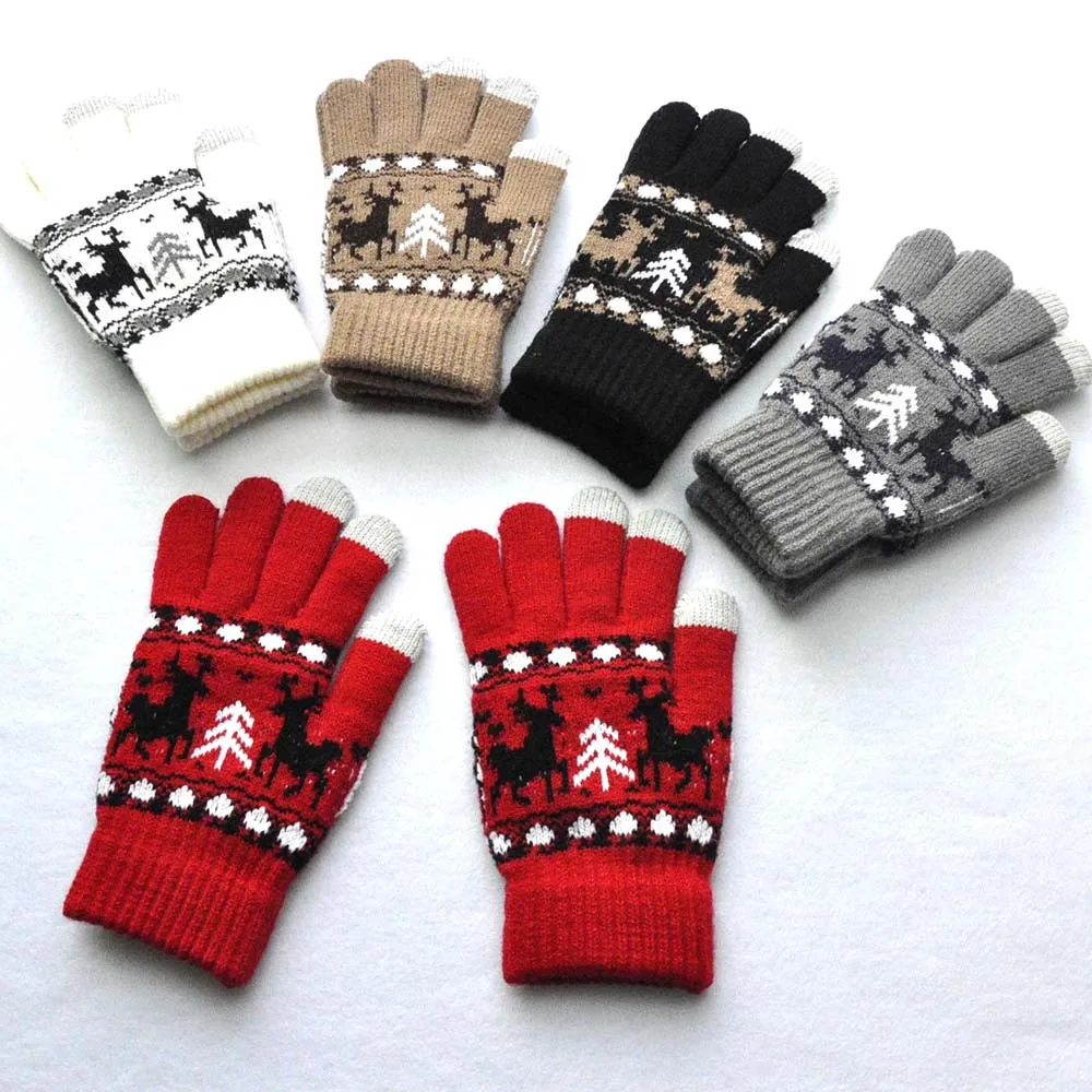 2020 Весна Зима Новые мужские и женские Рождественские Зимние теплые вязаные милые