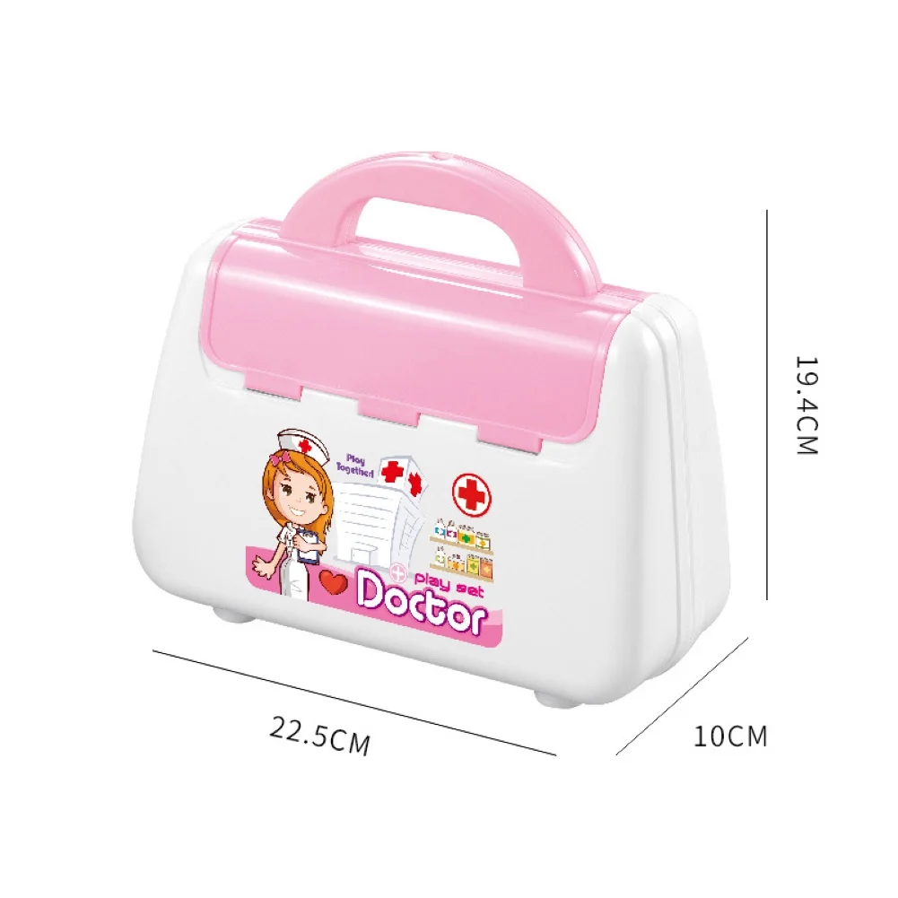 

15Pcs Simulation Stethoscope Injector Scissors Kids Doctor Pretend Play Toy Set