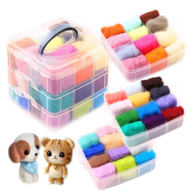 набор шерсти для валяния. валяние материалы и инструменты. наборы шерсти. набор для фелтинга. набор для фелтинга.