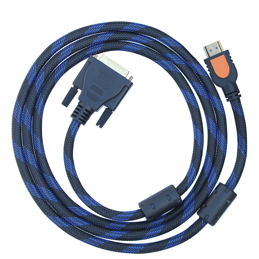 1 8 м DVI-D DVI 24 + совместимому с HDMI кабель со штыревыми соединителями на обоих концах