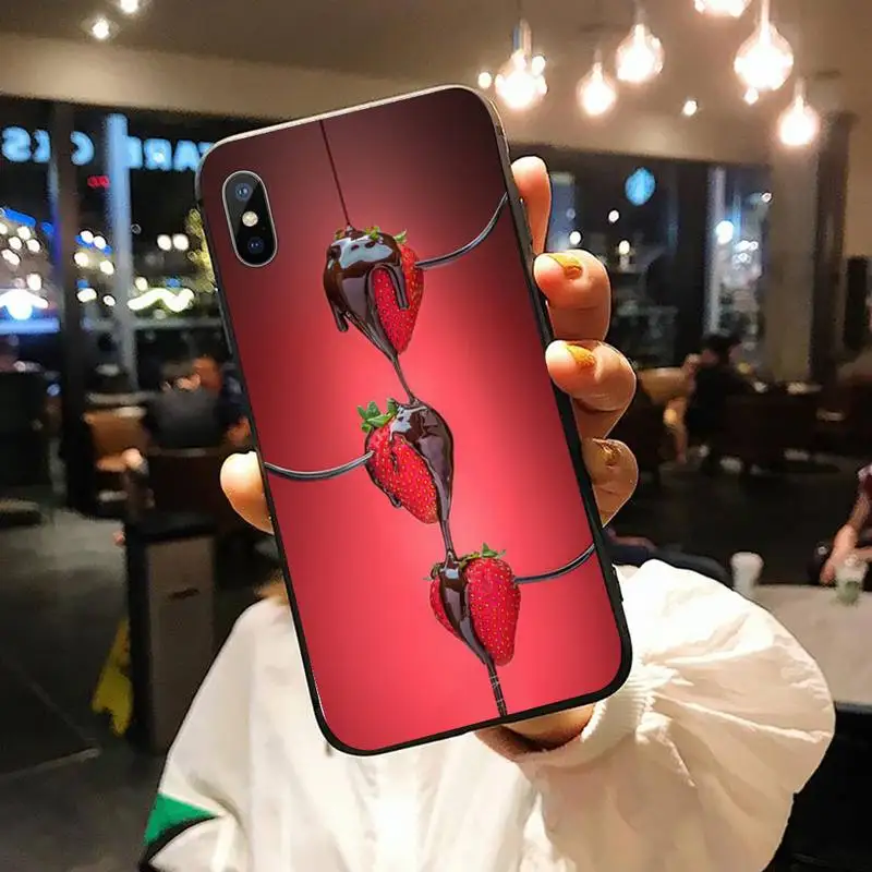

Dancing fruit strawberry Phone Case for iPhone 11 12 pro XS MAX 8 7 6 6S Plus X 5S SE 2020 XR
