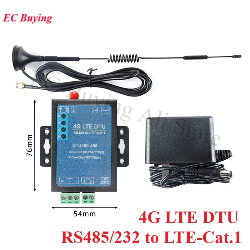 

DTU400-485 YunDTU Serial Module DTU400 485 4G DTU Serial Port to LTE Transmission LTE Transparent RS485/232 Full Netcom with 2G