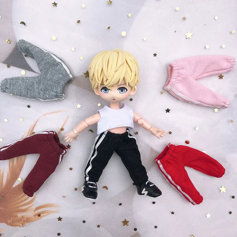 Ob11 детская одежда Спортивные штаны 1/12 bjd Кукла Одежда Брюки красивый узел свинья