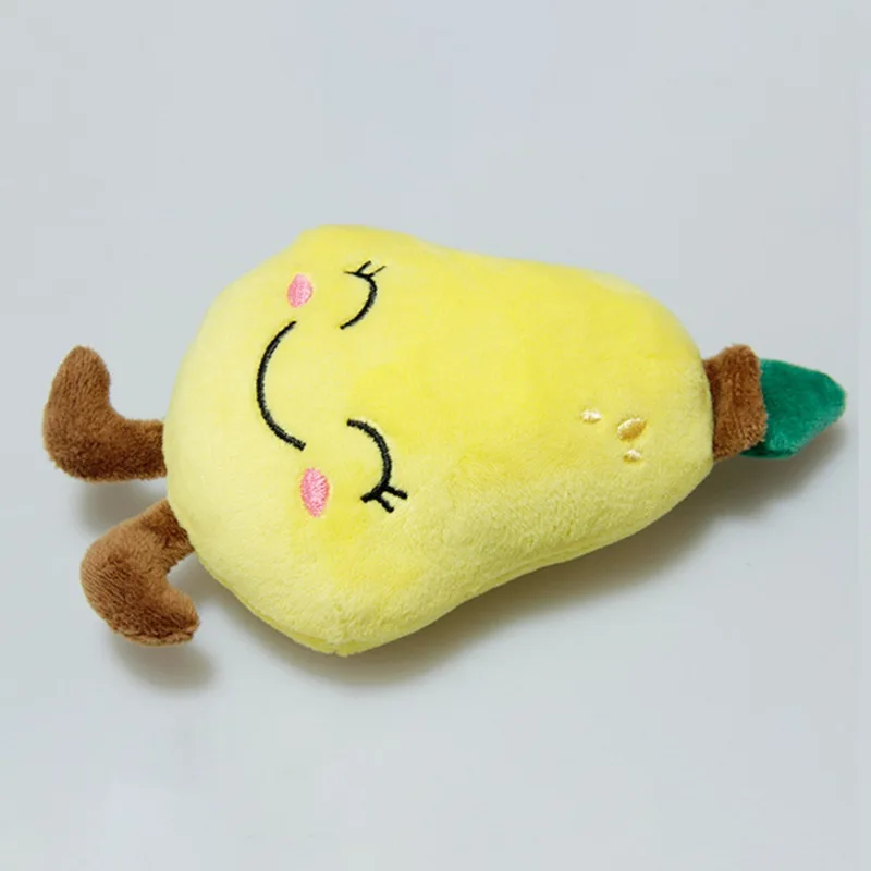 Жесткая игрушка для обучения собак мягкая плюшевая игрушка-пищалка питайя Груша
