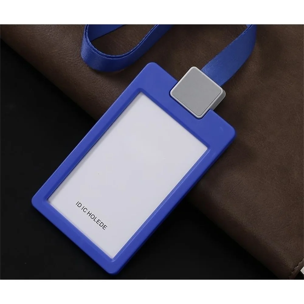 

Name Badge Plate Card Sleeve With Suspension Lanyard Cord