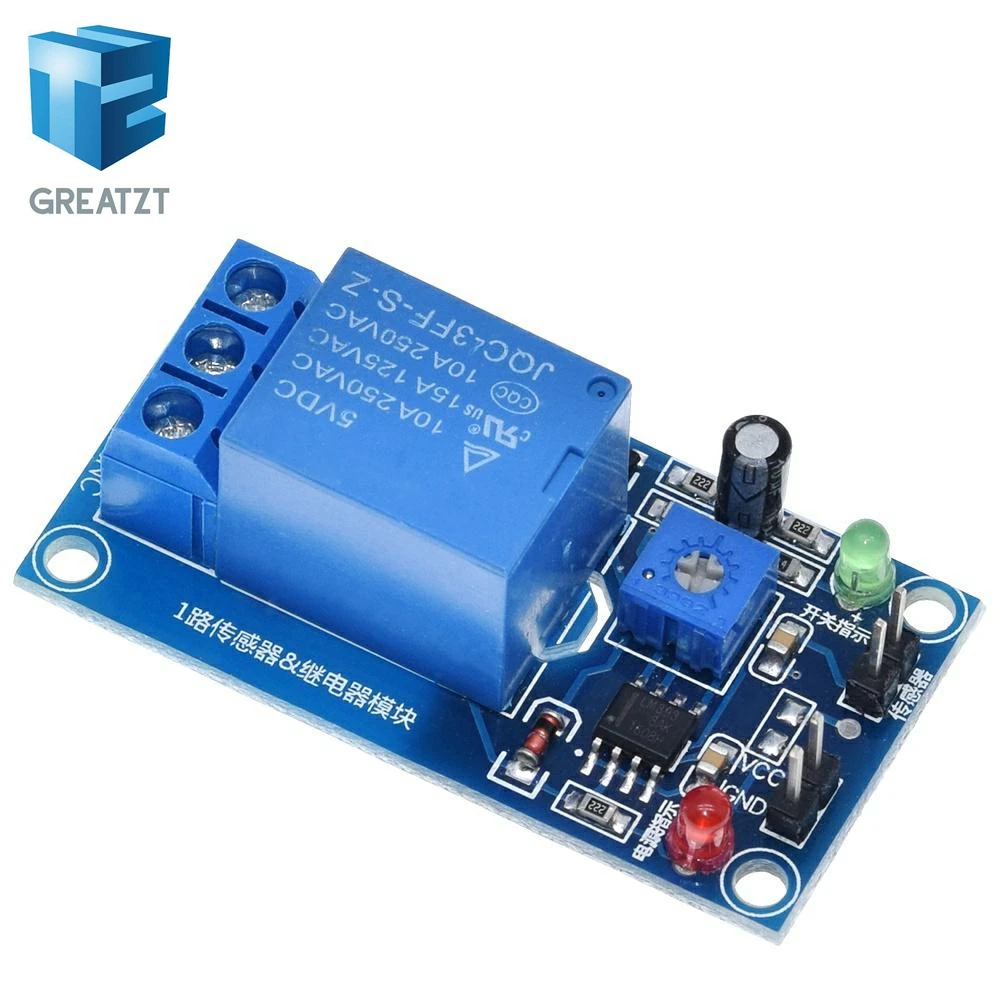 1 шт. Новый DC 5 в 12 В датчик влажности почвы релейный модуль управления