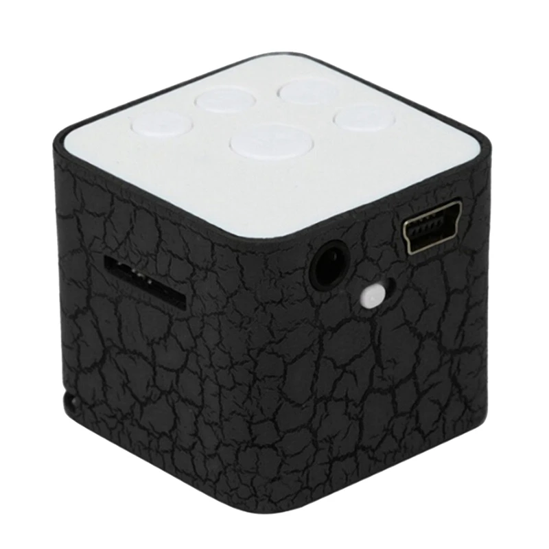 Внешний звук 120 мАч Мини USB 4h MP3-плеер 32x30x30 мм цветной светильник 3 5 MP3 музыкальный