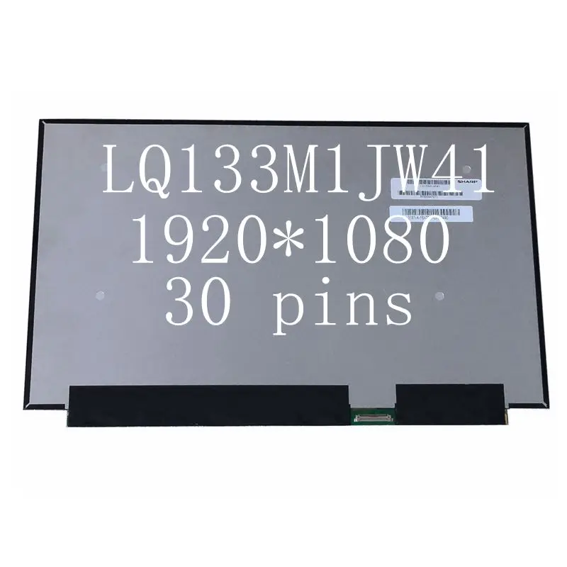

Тонкий ЖК-экран для ноутбука 13,3 дюйма LQ133M1JW41 FHD 1920 × 1080