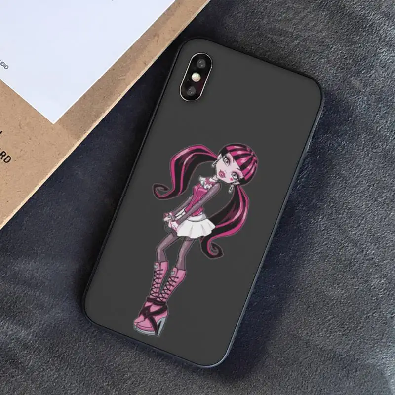 

LVTLV Monsters High Phone Case for iPhone 11 12 pro XS MAX 8 7 6 6S Plus X 5S SE 2020 XR cover