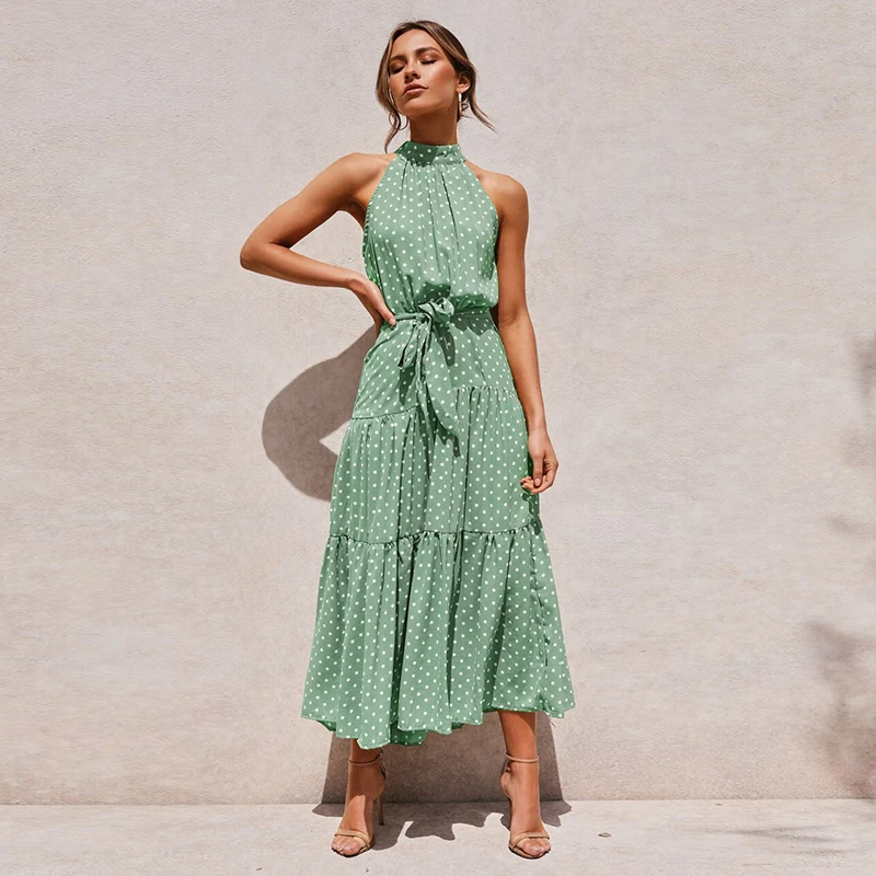 Женский комплект из 2 предметов в богемном стиле с цветочным принтом на шнуровке