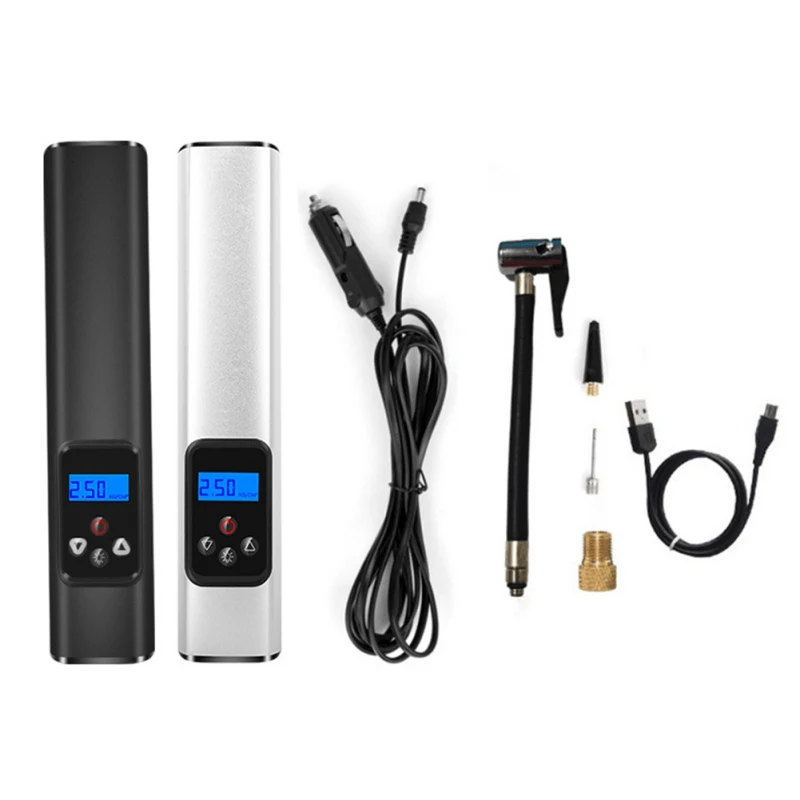 Precio Compresor Para Coches, Bomba De Aire De 150PSI Con Batería, Inflador De Neumáticos Portátil Para Coche, Motocicleta Y Bicicleta, Eléctrico